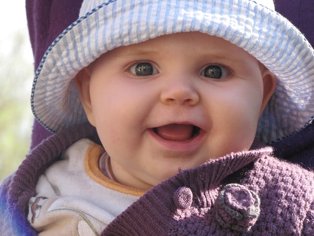 Baby with full Smile