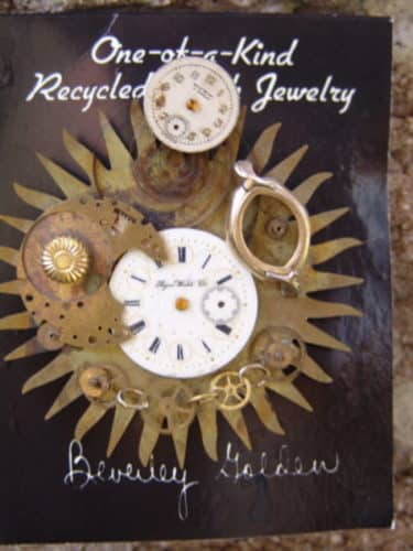 Women's Watch Part Pendant_Recycling to Create something new
