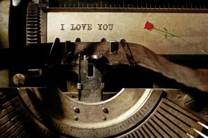 Typewriter_old fashioned, love message
