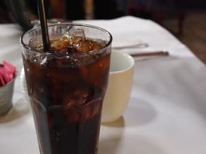 Glass of cola 