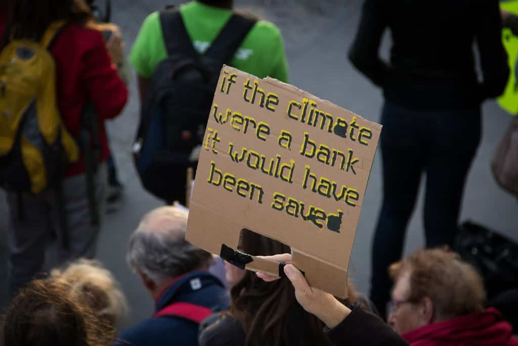 People Protesting Climate Change
