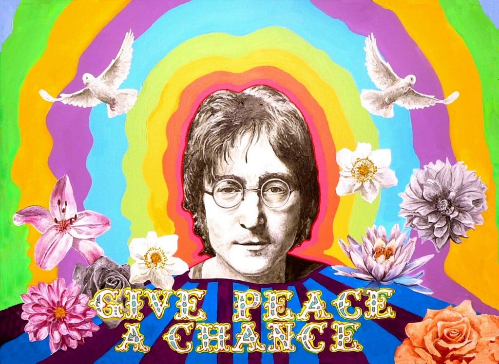 John Lennon, Hippie Value of Peace