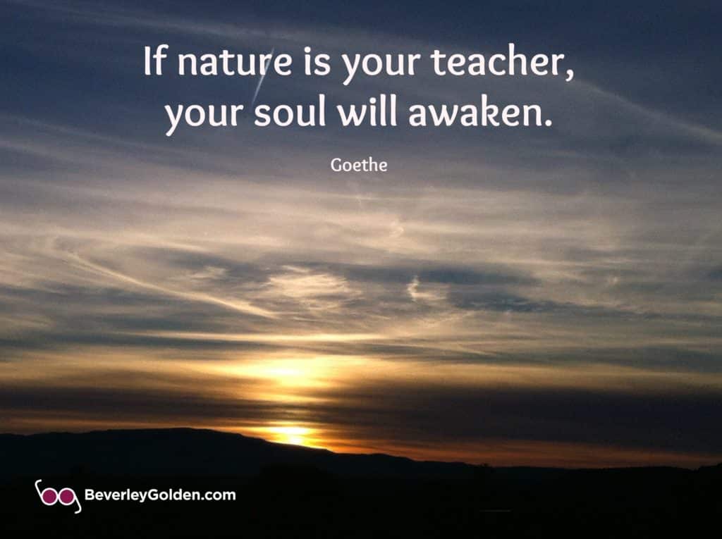 Sunset_Nature as a Teacher of Humanity